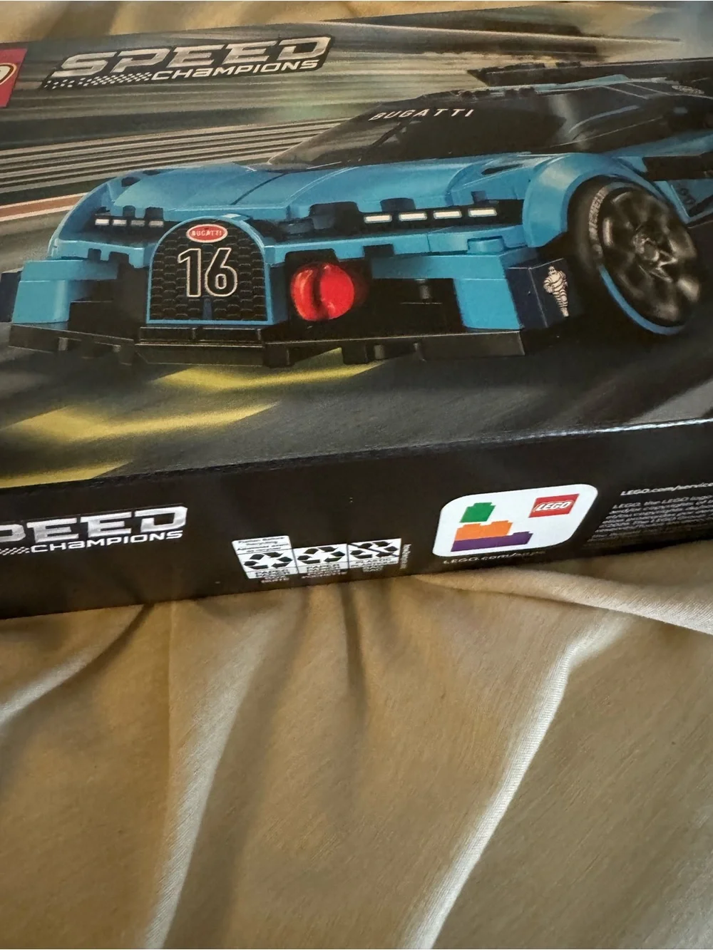 LEGO Bugatti Vision Gran Turismo Blue and Black Speed Champions Set